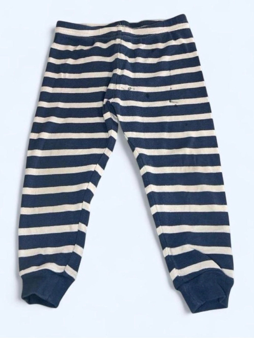 Carter's Navy and Cream Striped Kids Leggings